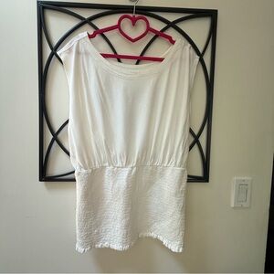 Pilcro White Textured Women's Blouse